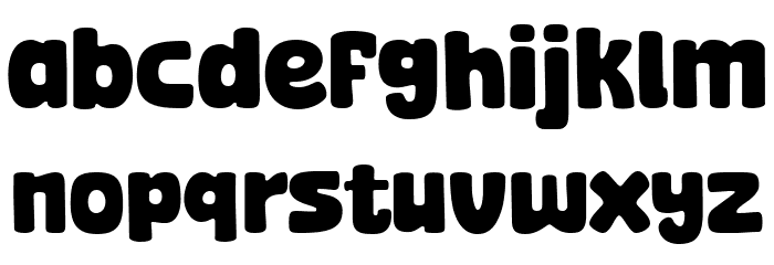 Super Bloom Font LOWERCASE