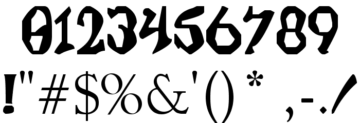 Super Bonus Font OTHER CHARS