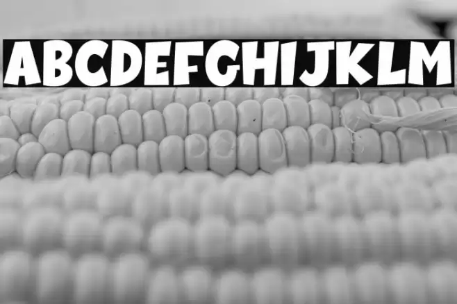 Super Boom Font examples