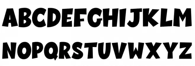 Super Boom Caratteri MINUSCOLO