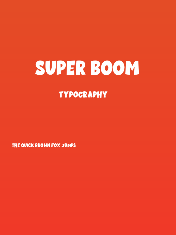 Super Boom Poster