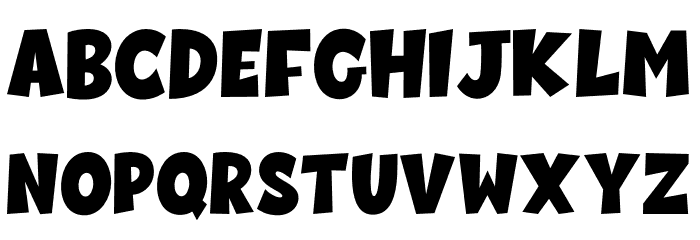 Super Boom Font LOWERCASE
