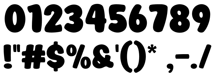Super Boys Font OTHER CHARS