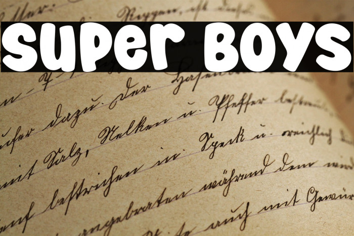 Super Boys Example 1