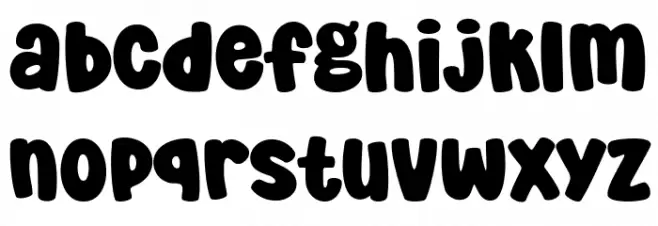 Super Boys Caratteri MINUSCOLO