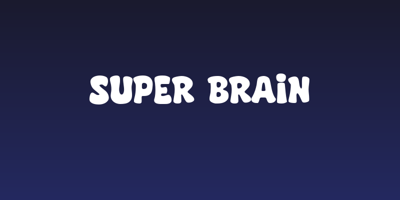 Super Brain Social Header