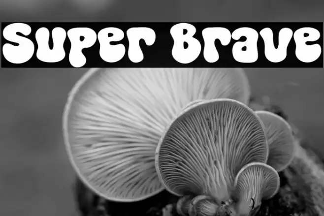 Super Brave Font examples
