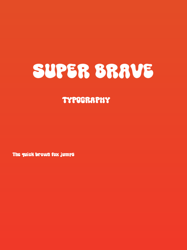 Super Brave Poster