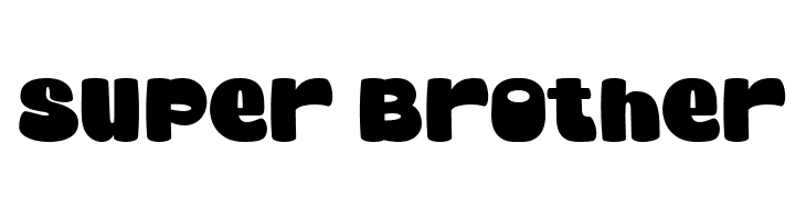 Super Brother  Free Fonts Download