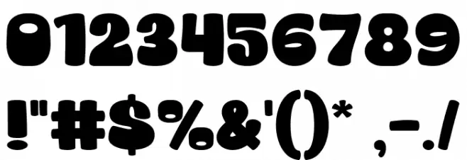 Super Brother Font OTHER CHARS