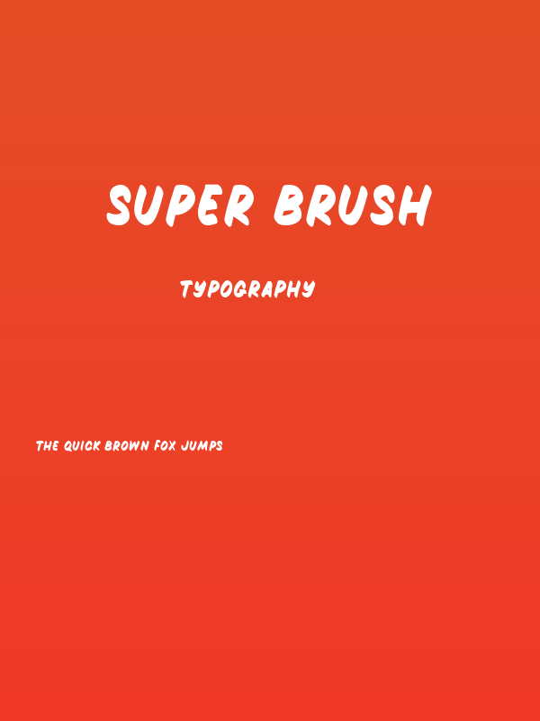 Super Brush Poster