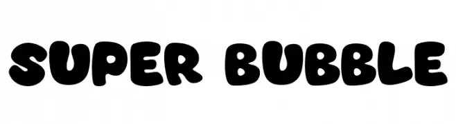 Super Bubble  नि: शुल्क फ़ॉन्ट्स डाउनलोड