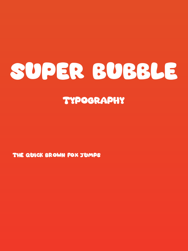 Super Bubble Poster