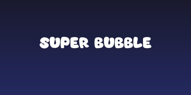 Super Bubble Social Header