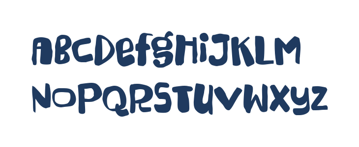 Super Bugly Regular Lowercase