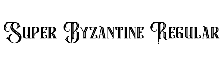 Super Byzantine Regular  baixar fontes gratis