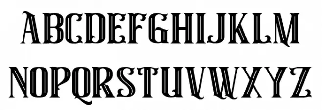 Super Byzantine Regular Font LOWERCASE