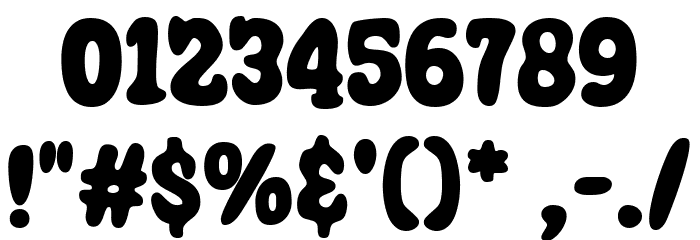 Super Cacao Font OTHER CHARS
