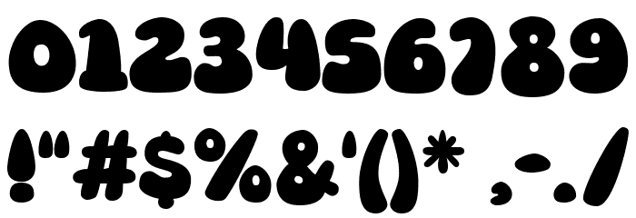 Super Candy Font OTHER CHARS