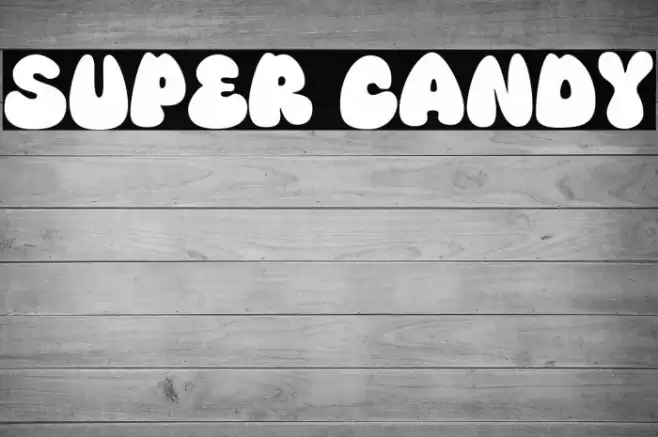 Super Candy Font examples