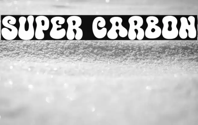 Super Carbon Font examples
