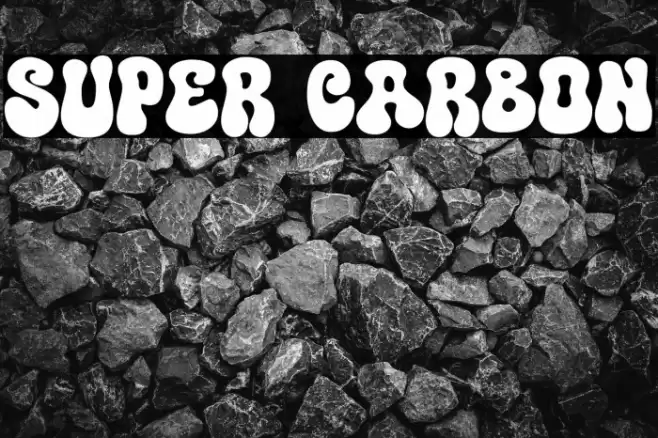 Super Carbon Font examples