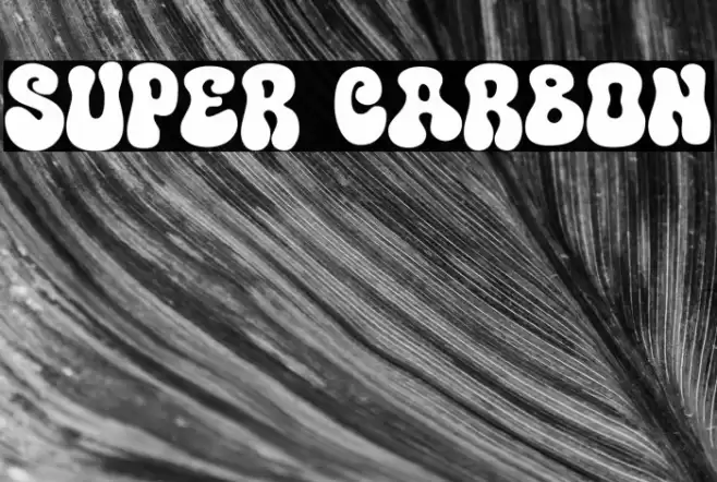 Super Carbon Font examples