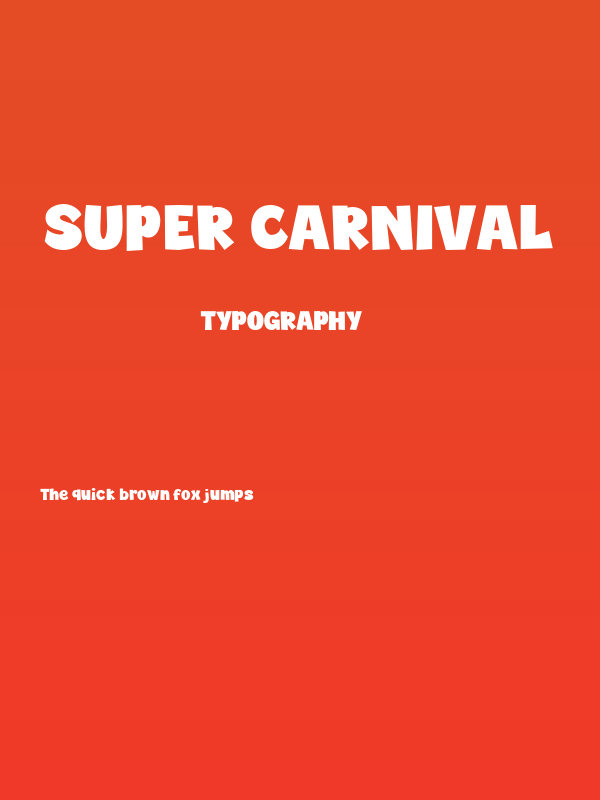 Super Carnival Poster