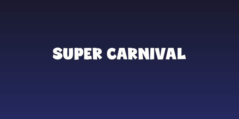 Super Carnival Social Header