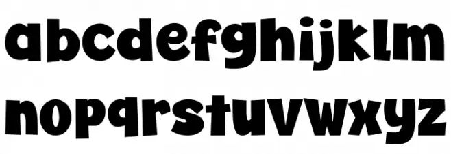 Super Carnival Font Litere mici