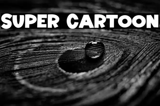 Super Cartoon Font examples