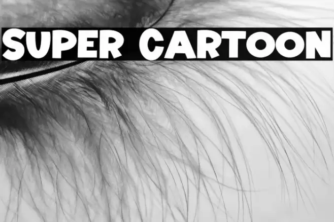 Super Cartoon Font examples