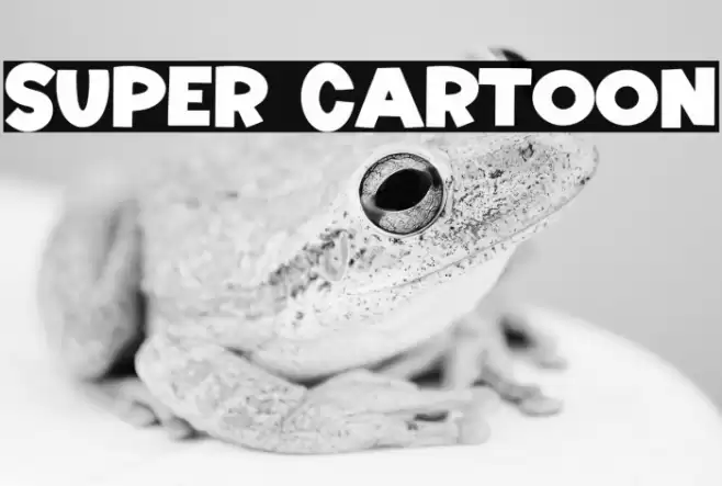 Super Cartoon Font examples