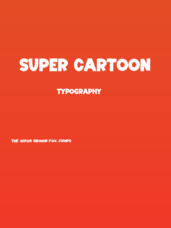 Super Cartoon Poster