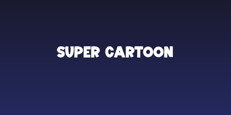Super Cartoon Social Header