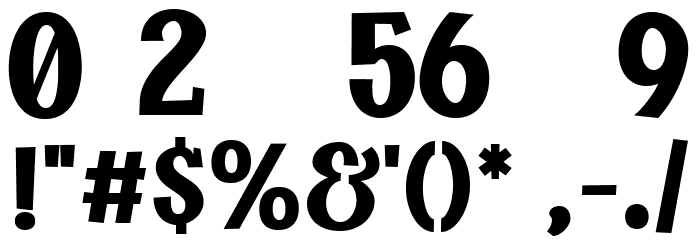 Super Cedar Font OTHER CHARS