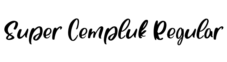 Super Cempluk Regular  Frei Schriftart Herunterladen