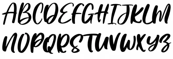 Super Cempluk Regular Schriftart Groß