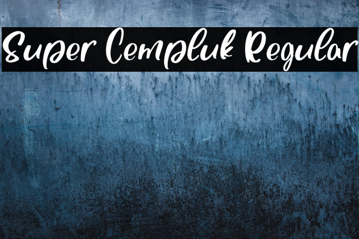 Super Cempluk Regular Example 3