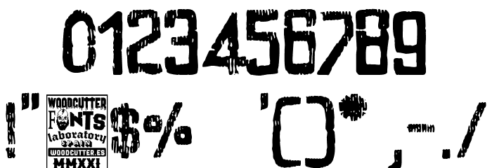 Super Cerdo Inc. Font OTHER CHARS