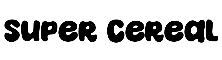 Super Cereal Font - FFonts.net