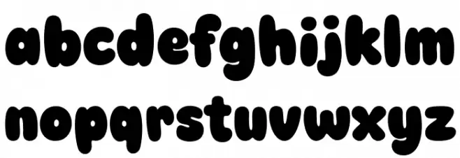 Super Chiby फ़ॉन्ट लोअरकेस