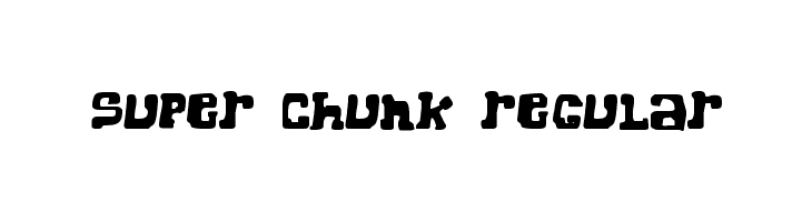 Super Chunk Regular  Fuentes Gratis Descargar