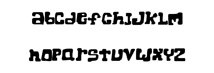 Super Chunk Regular Font LOWERCASE