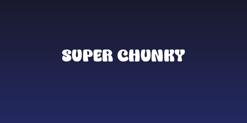 Super Chunky Social Header