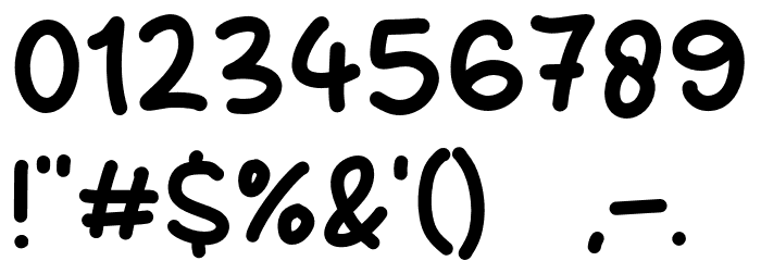Super College Font OTHER CHARS