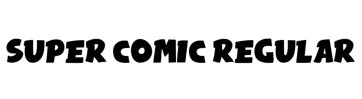 Super Comic Regular  baixar fontes gratis