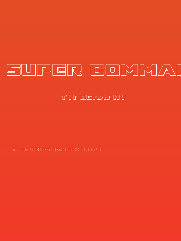 Super Commando 3D Poster