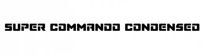 Super Commando Condensed  Descarca Fonturi Gratis