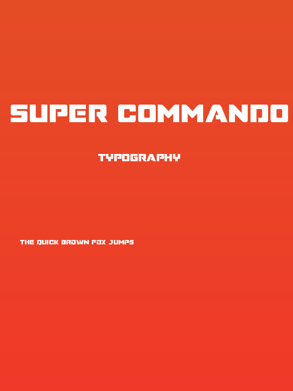 Super Commando Condensed Poster